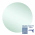 Rio Round Polished Edge Bathroom Mirror